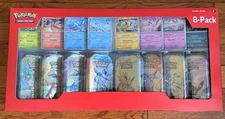 Pokemon TCG Prismatic Evolutions Costco 8 Mini-Tin Bundle w/ Promo Cards