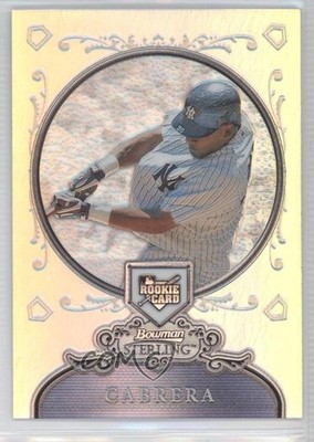 2006 Bowman Sterling Refractor 141/199 Melky Cabrera #BS-MCC 0f3
