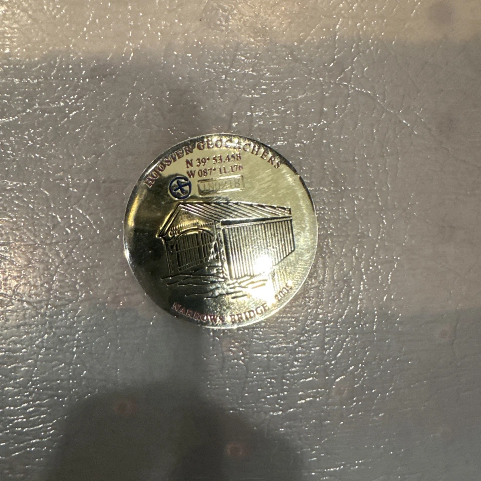 Indian Crossroads Of America Geocaching Münze KEINE VERFOLGBARE - Bild 2 von 2