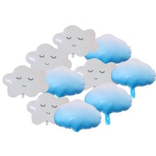 Set of 2 Background Balloons Small Foil Photo Props Celebrations