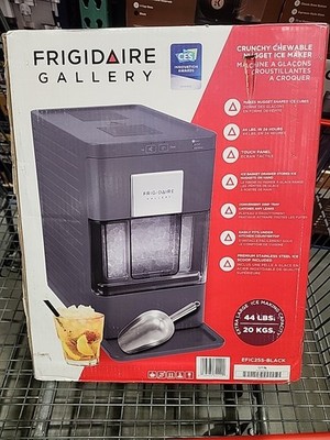 NEWWW Frigidaire Gallery 44lbs Crunchy Chewable Nuggets Ice Maker EFIC165-Black