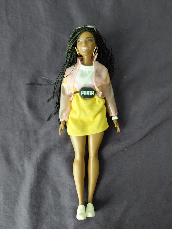 Mattel Barbie BMR1959 Lot of 2 Articulated 12 in Dolls, Braided Hair