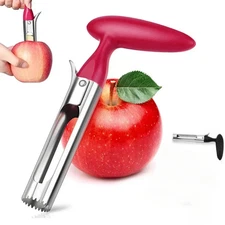 Hot! Stainless Steel Kitchen Twist Core Remover Fruit Apple Corer Pear Tools