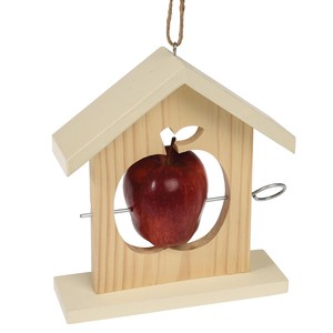 Apple Wooden Bird Feeder Bnib Stocking Filler Gift Ebay