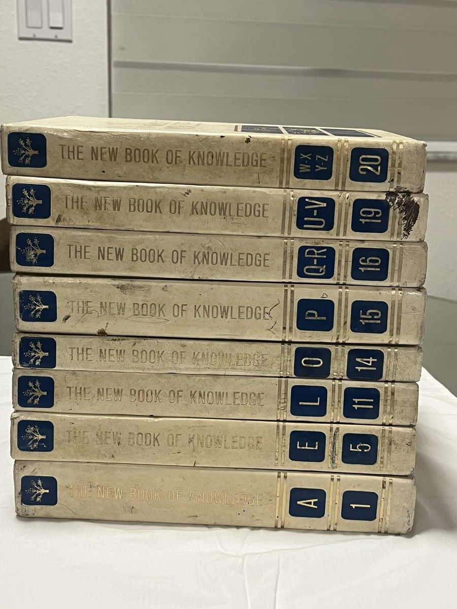 The New Book Of Knowledge (8) Volumes: 1,5,11,14,15,16,19,20