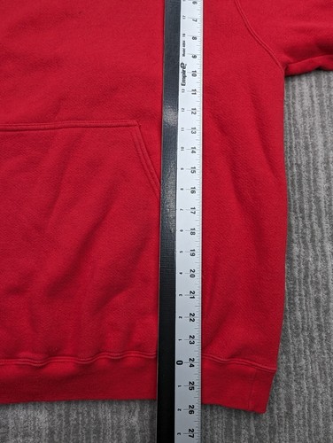 Vintage 90’s Nike Hoodie Pullover Red Made in USA Swoosh White Tag Large READ - Picture 12 of 12