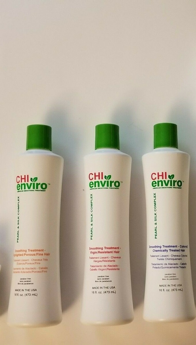 CHI ENVIRO SMOOTHING TREATMENT FOR HIGHLIGHTED and COLORED Your Choice
