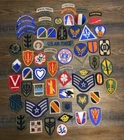 Lot 64 MIXED MILITARY PATCH NAVY AIR FORCE ARMY USMC WW2 WWII Vietnam Korea U