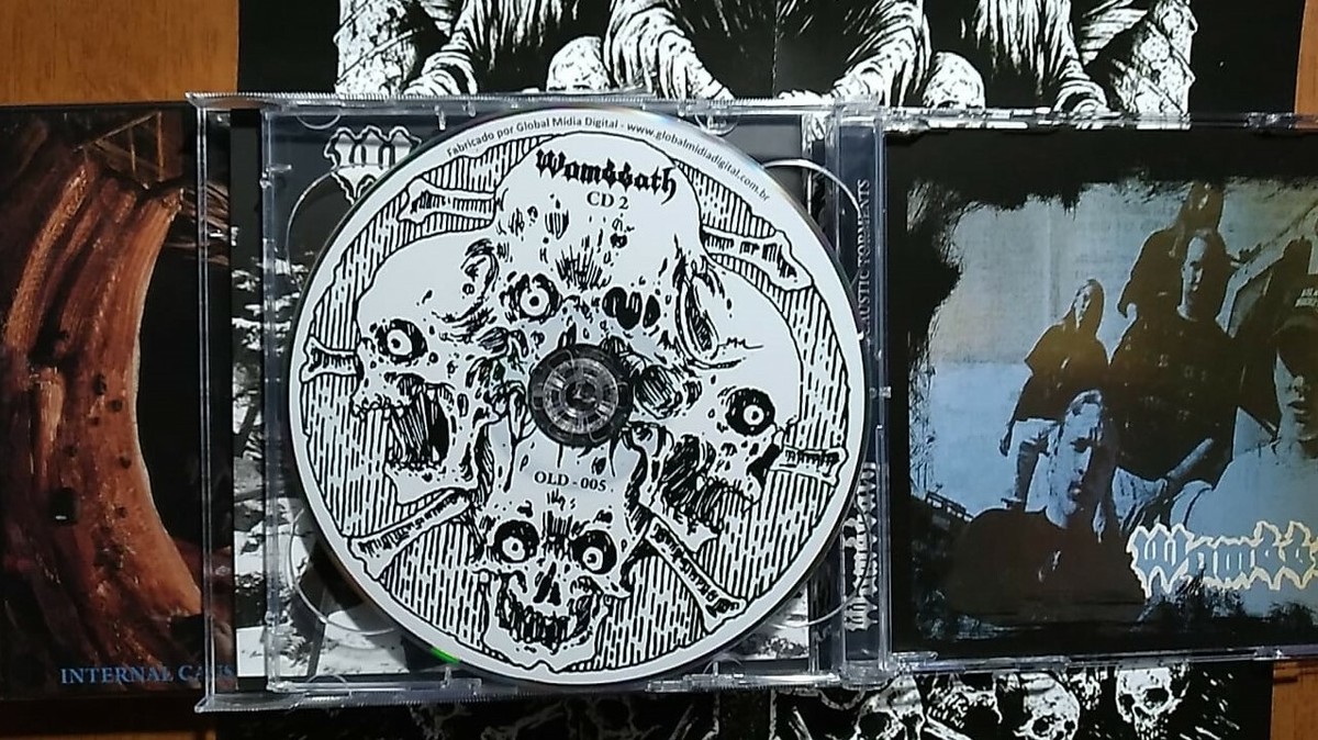 Wombbath - Internal Caustic Torments Double CD Death Br Ed. w Wombbath - Internal Caustic Torments Double CD Death Br Ed. w