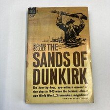 The Sands of Dunkirk Richard Collier 1962 1st Dell Print WWII Vintage Military