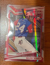 2022 Elite Extra Edition DPL Prime Numbers A Die-Cut #199 Belfry Rivera 52/85