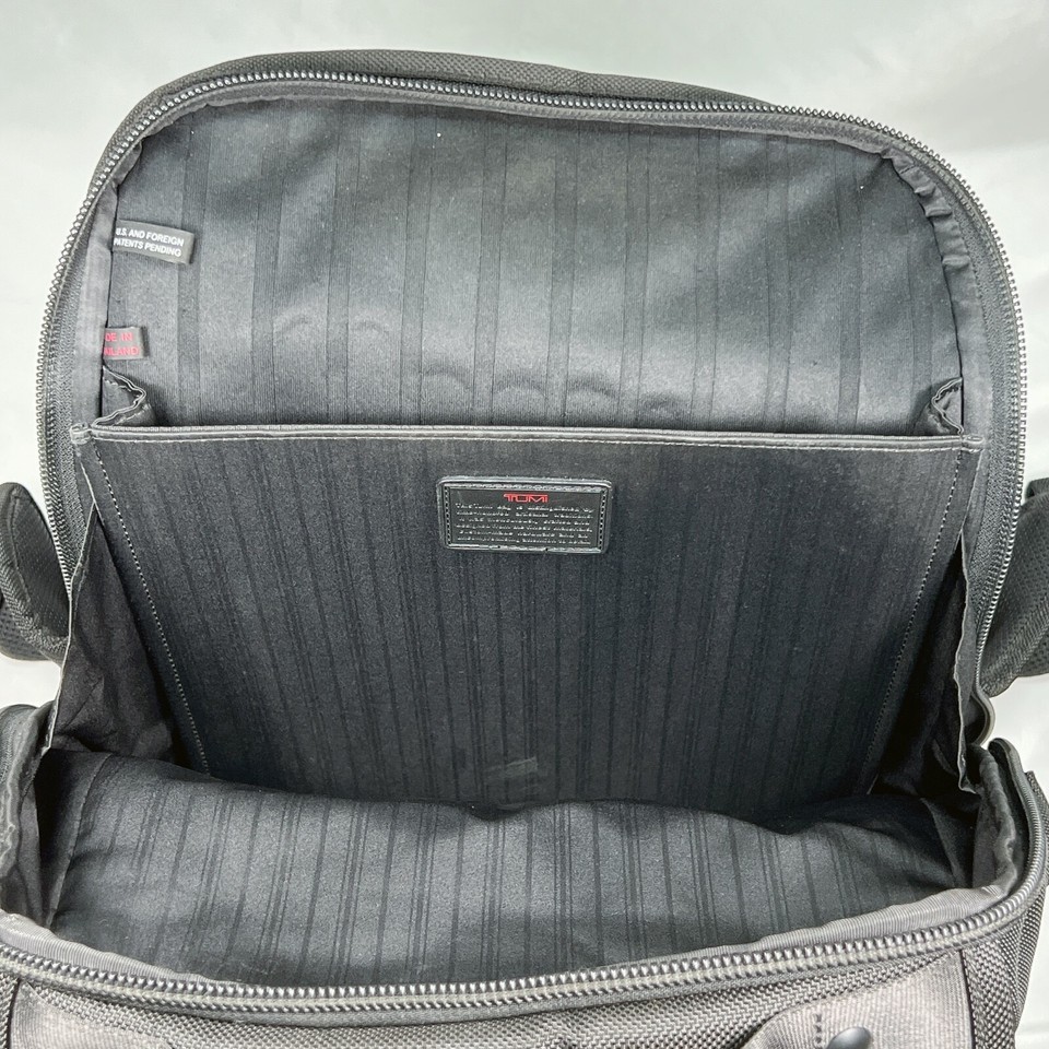 TUMI 26177DH ALPHA SLIM SOLUTIONS BRIEF PACK Black Backpack eBay