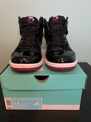 Nike SB Zoom Dunk High TR QS AJ7730 001 Black White Red EU45,5 US11,5 UK10,5