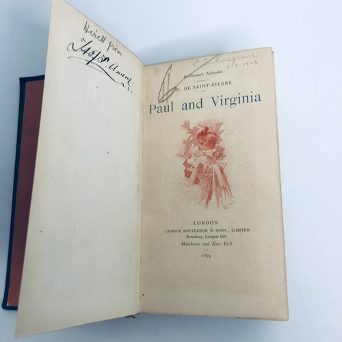 Paul and Virginia by B. De Saint Rare Antique Pierre 1894 Small Book - Picture 4 of 24