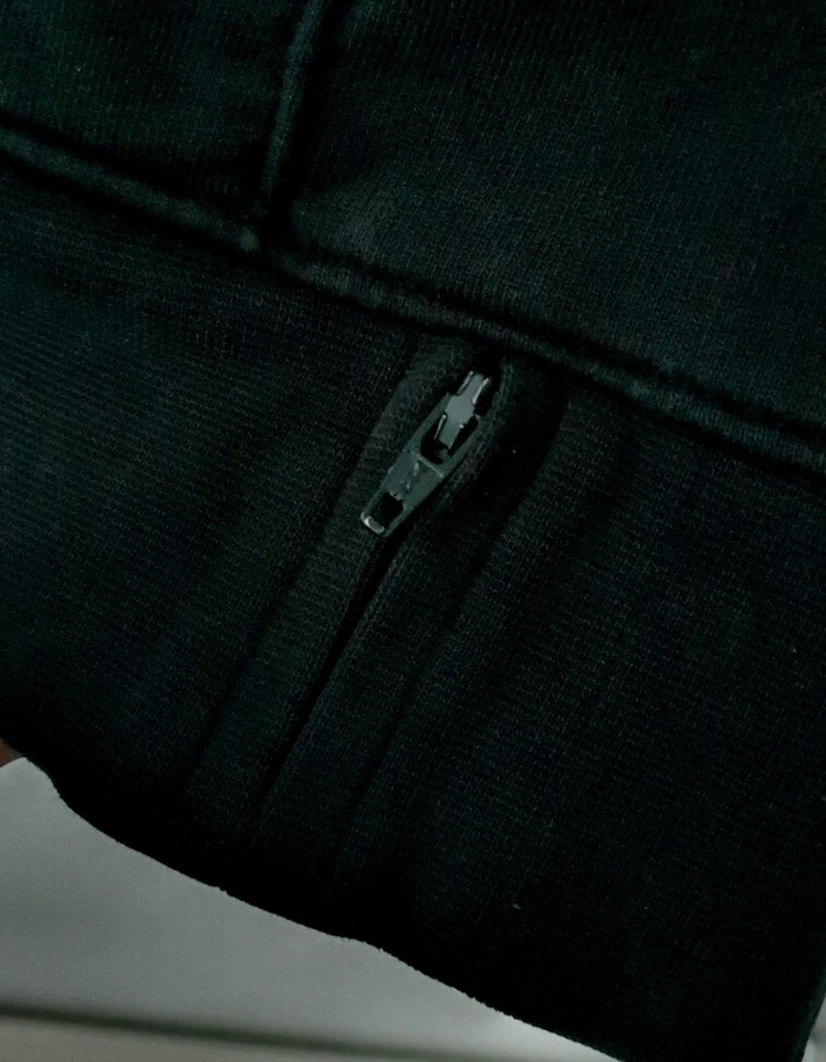 Sweat À Capuche Logo Supreme x Lacoste FW19 Taille M Noir - Photo 4/4