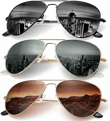 Stylish UV Protection Sunglasses for Men and Women-image