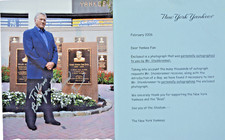 GEORGE STEINBRENNER NEW YORK YANKEES OWNER SIGNED AUTO COLOR 8X10 Cert Auth.