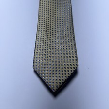 Michael Kors Neck Tie Yellow Dobson Geo Silk Blend MSRP 69.50 NWT