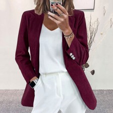 Damen Cord Anzugjacke Slim Fit