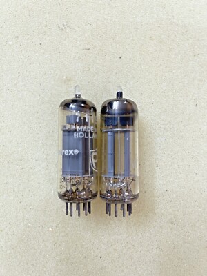 Amperex PQ 7119 E182CC 5687 NOS Testing Values Matched Pair D