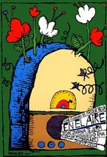 4447.Decoration Poster.Home room wall art.design.In the Air Radio.Flowers garden