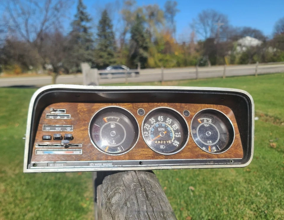 Cuadro velocímetro tablero de instrumentos AMC Jeep Wagoneer SJ J10 1973-85 Cherokee Foto 2 de 4