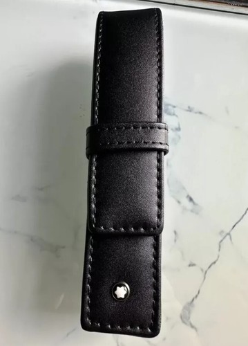 Montblanc Meisterstück Siena Funda de Cuero Negra - 1 Estuche para Bolígrafos - Nuevo en Caja - Imagen 6 de 6