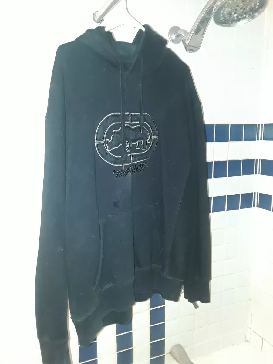 ECKO UNLT XL THICK BLACK HOODIE RN 93536 CA 07243 VERY NIICE RARE