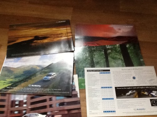 6 X SUBARU 90S BROCHURES - FREEPOST UK - Picture 12 of 12