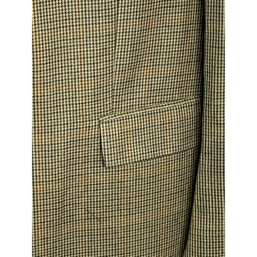 Lauren Ralph Lauren Men Wool Blazer Sport Coat Jacket Houndstooth Tweed Tan 48L - Picture 7 of 8