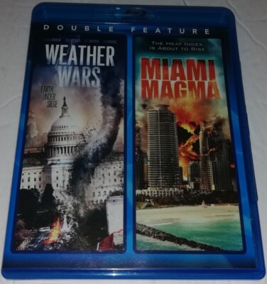Miami Magma/Weather Wars ( Blu-ray Disc, Double Feature, 2013 ) rare oop 