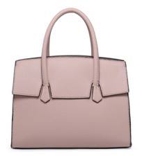 Boutique Plain Woman Lady faux Leather Small Tote Shoulder Top Handle Handbag