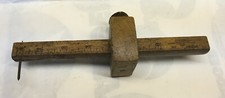 Vintage Stanley No. 62 Mortise Wooden Marking Tool Gauge Wood Screw Made in USA