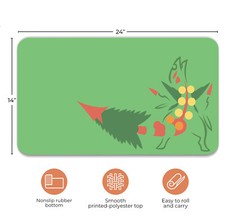 Custom Standard Board Card Games Playmat,Anime Sceptile Games Mousepad For PTCG