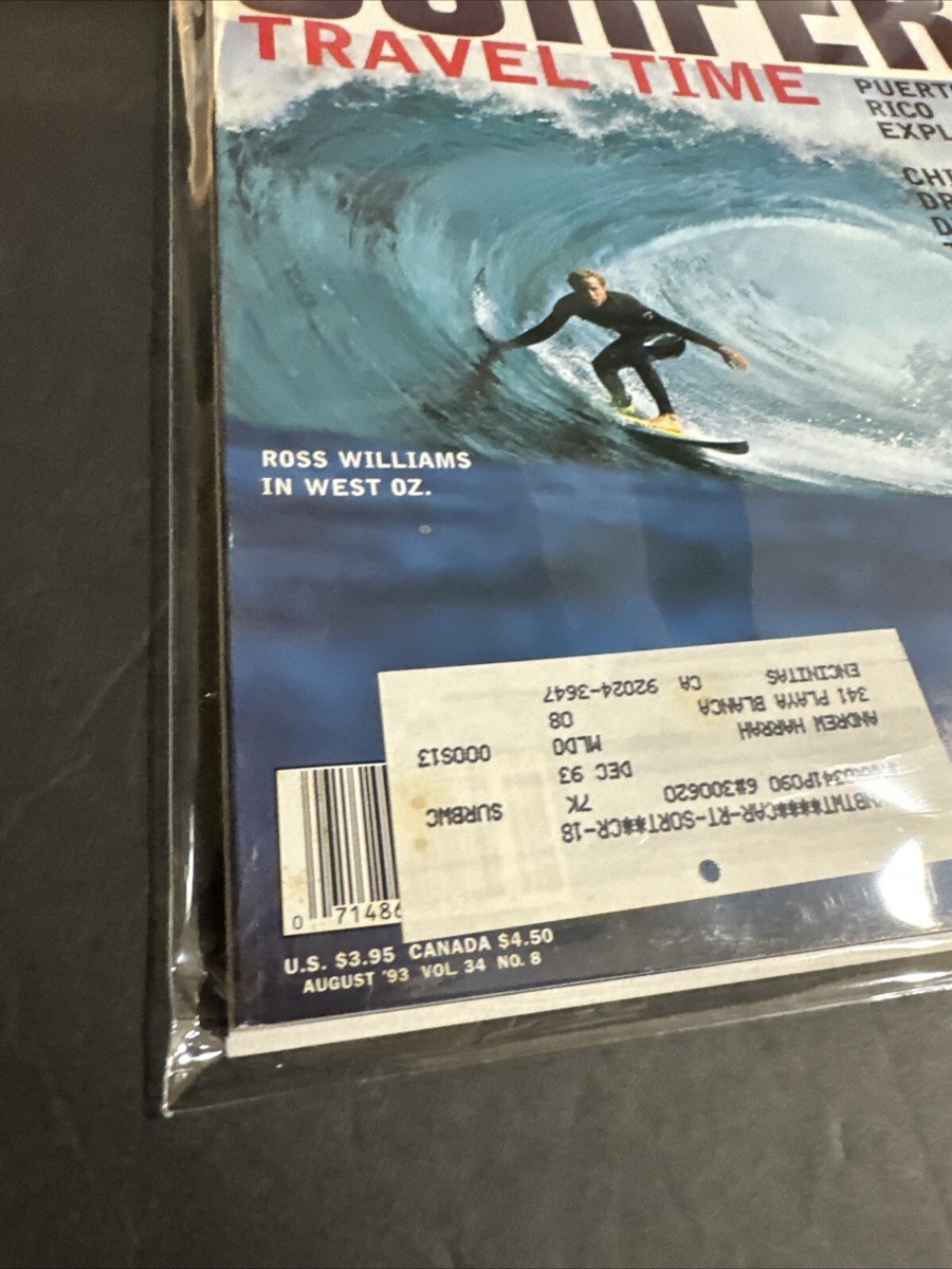 AUG 1993 • SURFER MAGAZINE • BRIAN HUGHS ROSS WILLIAMS • KEVIN