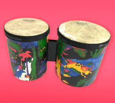 REMO Fiberskyn Kids Percussion Set Bongo Drums Tropical Rain Forest