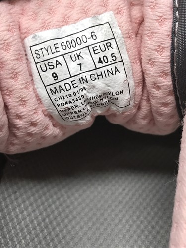 Saucony Courageous TR Shoes Sneakers Classic Women's SIze 9 White Gray Pink - Picture 9 of 10