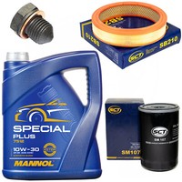 MotoröL Filter Set 10W30 5 Liter + ÖLablassschraube FüR Audi 100 VW Golf Polo