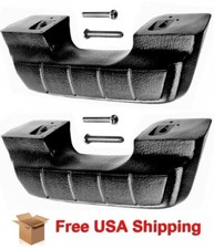 Pair Black Arm Rest For 1964-66 Chevy Gmc Pickup Truck 1102k