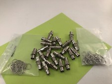 BNC Female to Female Bulkhead Adapts Connectors Coax. Cable Connectors 12 Pcs.