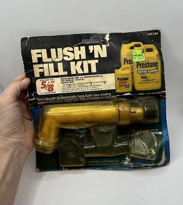 Vintage Flush N Fill Kit 1987 Preston Flushing Method