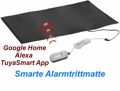 SmartHome Alarm Trittmatte Tuya Alexa App Google WiFi Wlan Hundeklingel Klingel