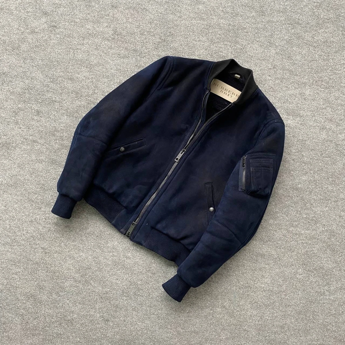 Burberry shearling hotsell jacket mens