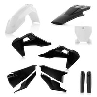 Acerbis Set Motorradverkleidungen Plastics Schwarz/Weiß Husqvarna FC 250