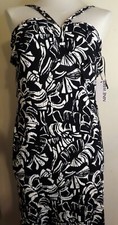 New with Tags $50 Women's Nine West Tropical Halter Dress Size X Large