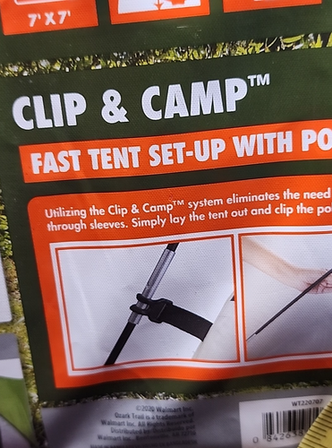 Ozark Trail 3 Person Clip & Camp Dome Tent Outdoor Sports Camping Gear (T98) - Picture 4 of 6