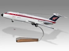 BAC 111 Cambrian Airways British Air Services Desk Wood Model Large Scale 1/72