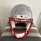 Tom Brady Signed Patriots Riddell Speed Helmet “Anthony Go Patriots” JSA COA