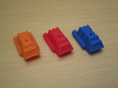 Für Dinky Toys 358 - 3x Ersatz Repro Shuttle f. Star Trek USS Enterprise v. 1976