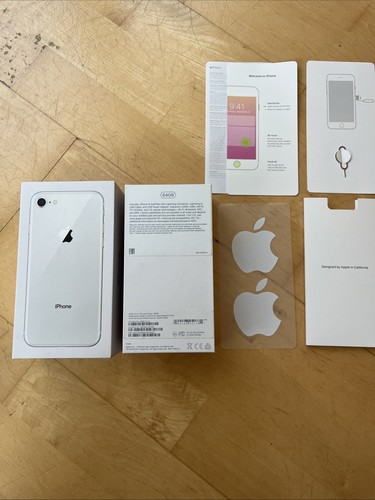 iPhone 8 Silver 64GB Box - EMPTY BOX ONLY - Photo 2 sur 16